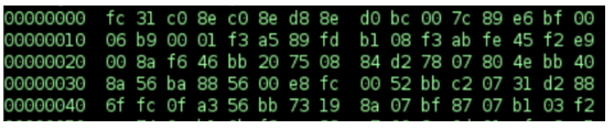 Exemple de code machine